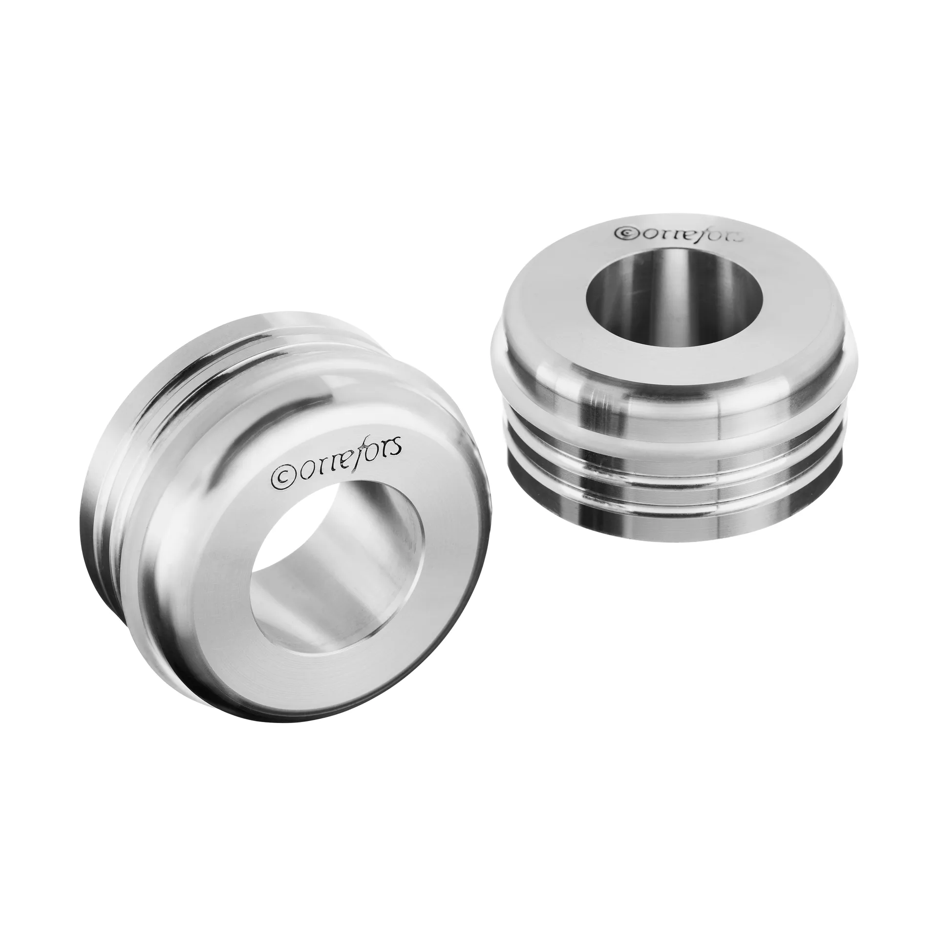 Adaptateur de bougie Light Switch, lot de 2, Aluminium Orrefors