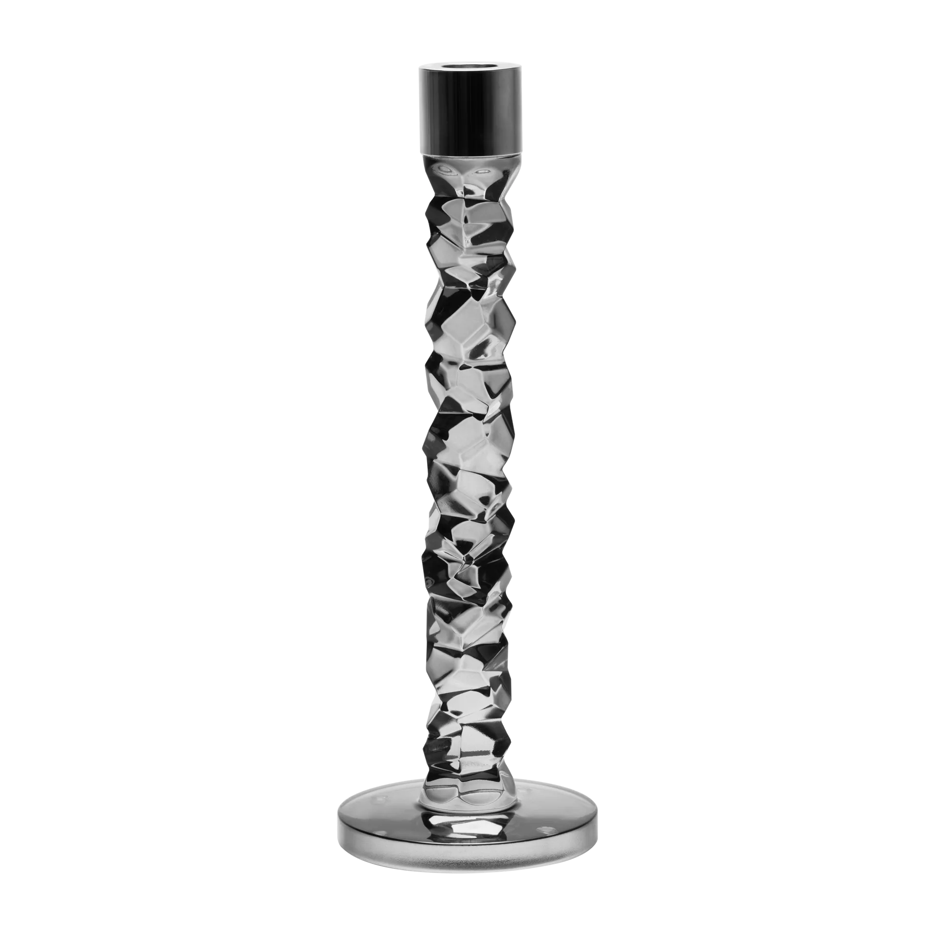 Bougeoir Carat anthracite, 297 mm Orrefors