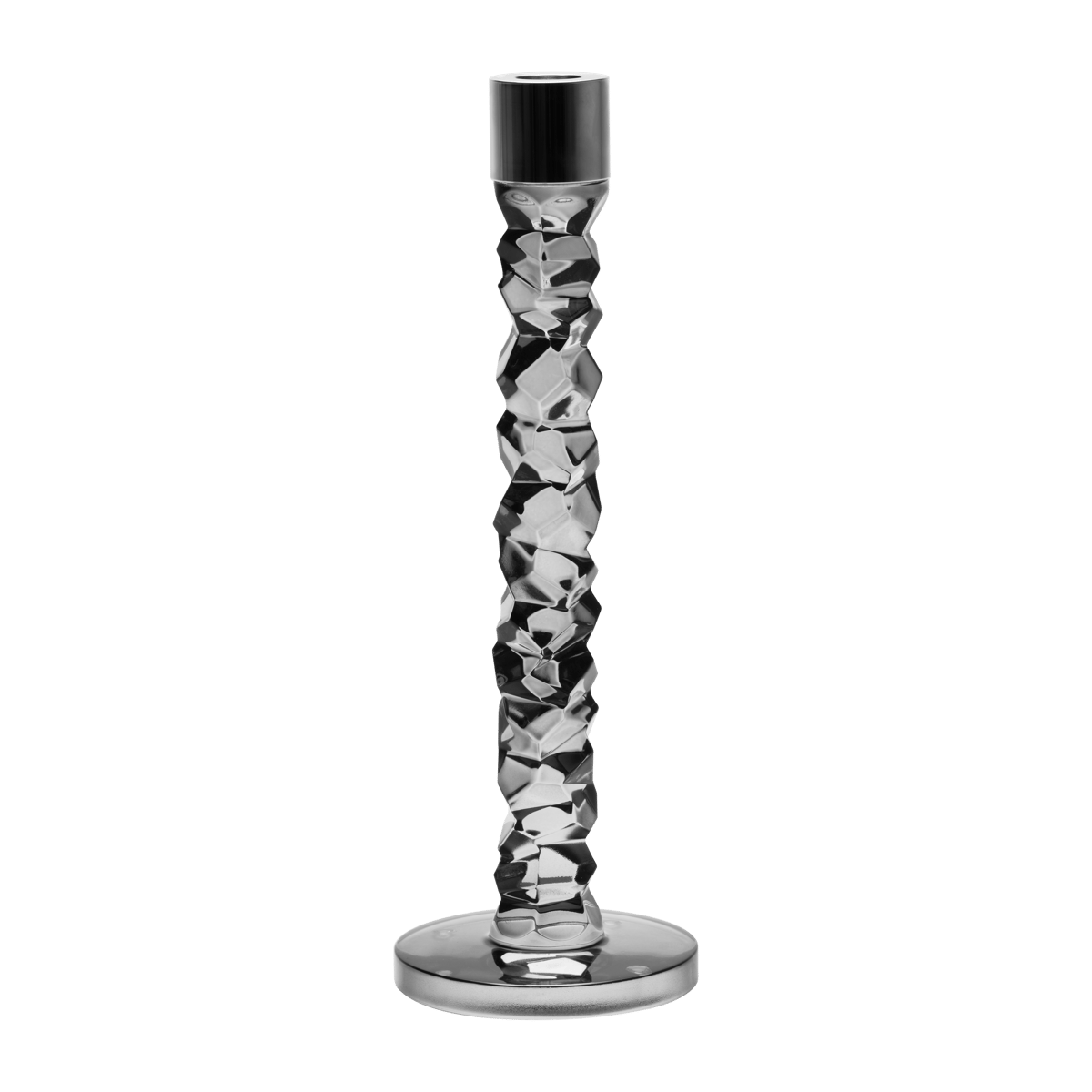 Orrefors Bougeoir Carat anthracite 297 mm