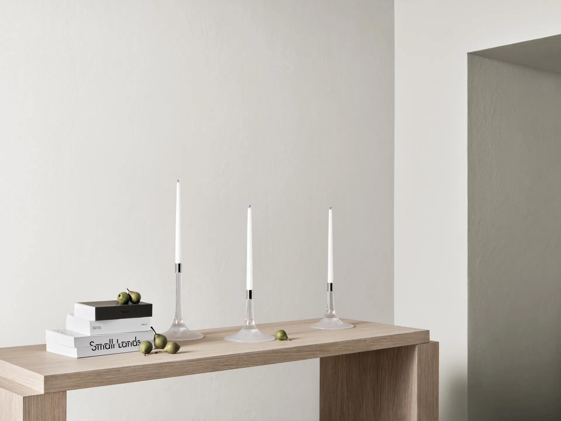 Bougeoir Cirrus 185 mm, Transparent Orrefors