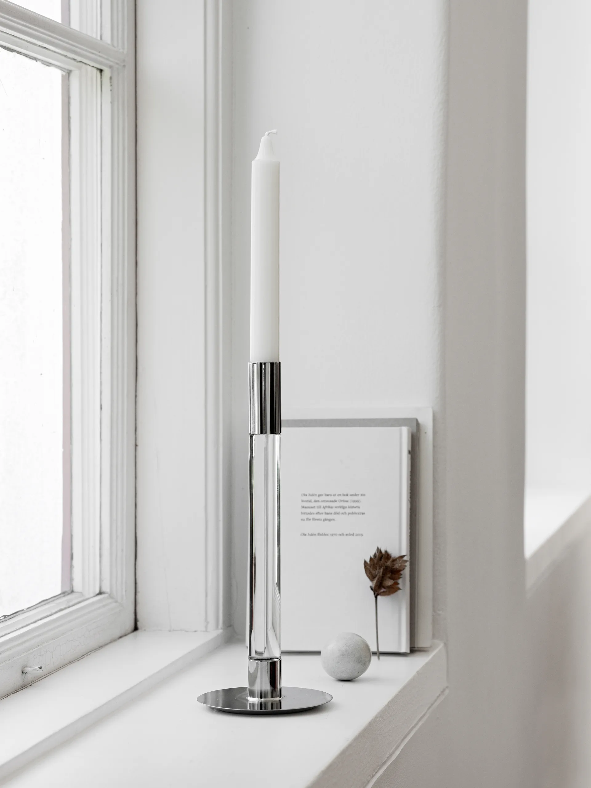 Bougeoir Lumiere 26,5 cm Lot de 2, Transparent Orrefors