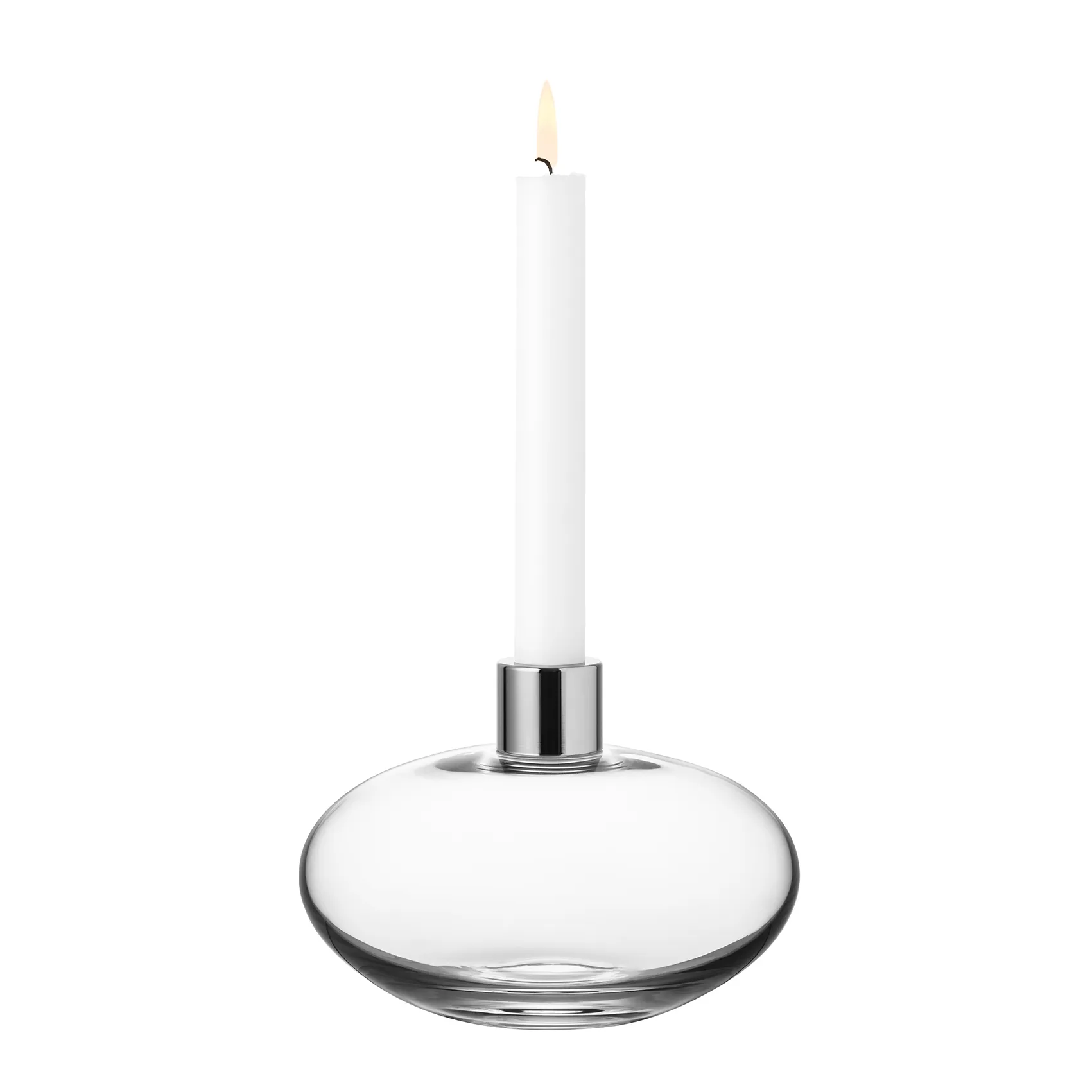 Bougeoir Pluto, Transparent Orrefors