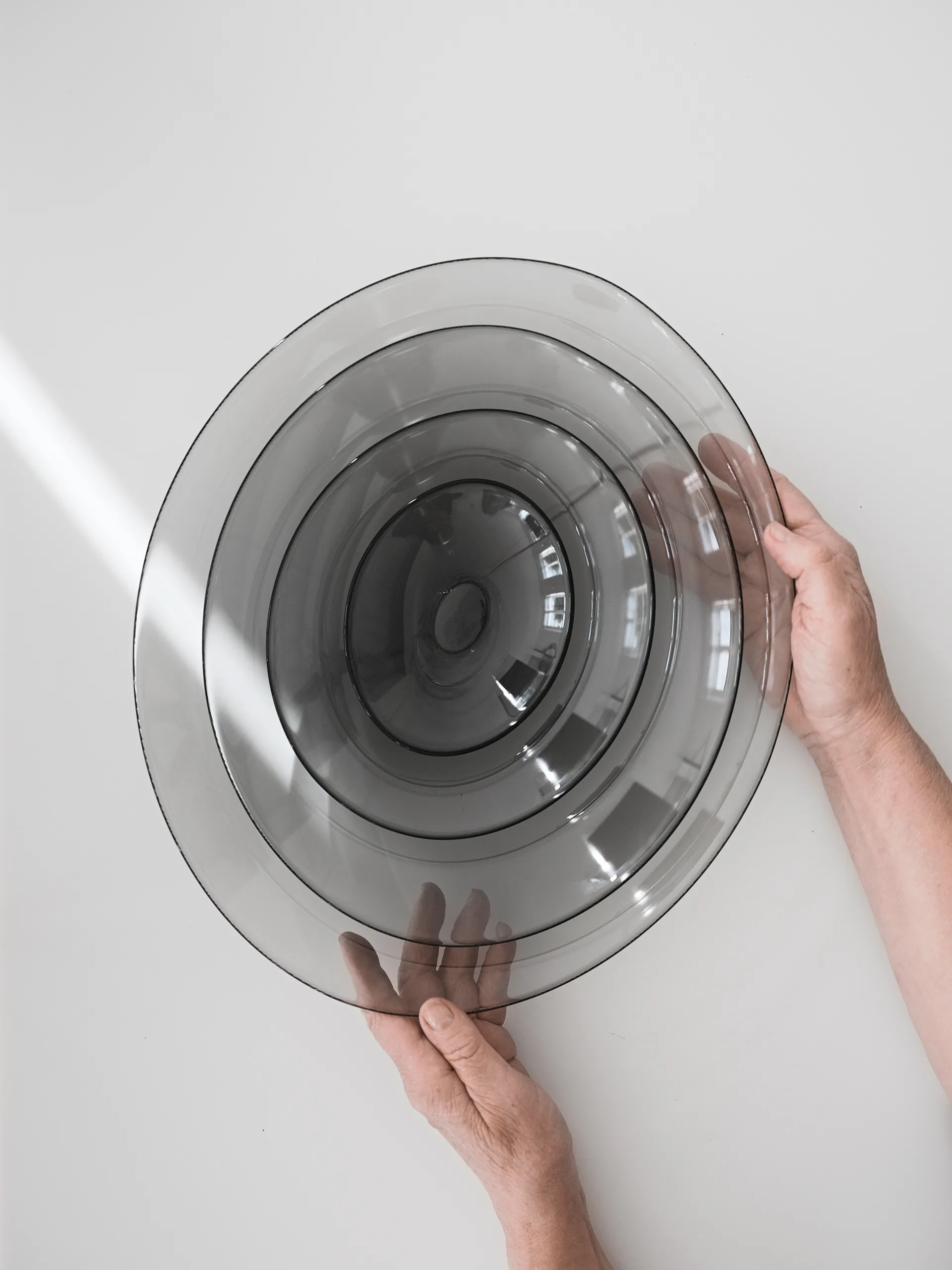 Coffret cadeau Plat Pond, Gris Orrefors