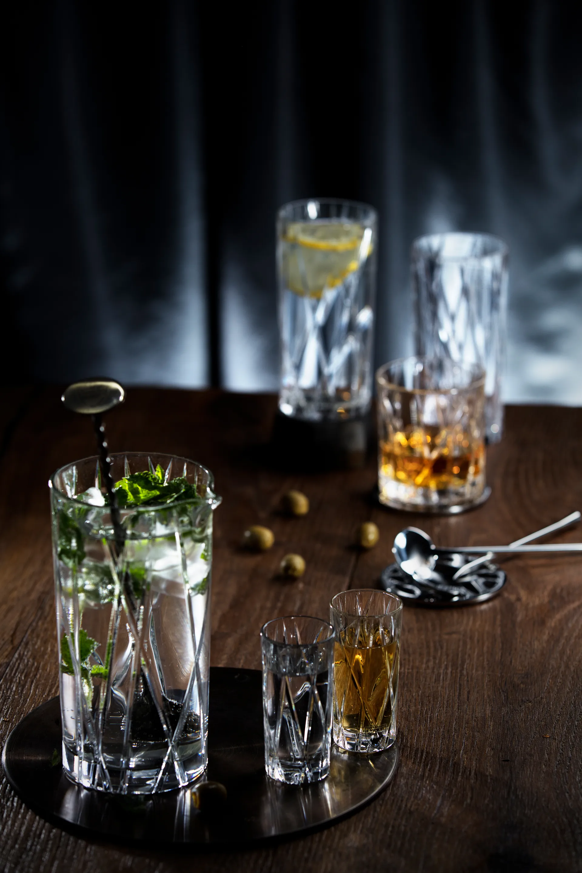 Cuillère à cocktail City 170 mm, lot de 2, Acier inoxydable Orrefors