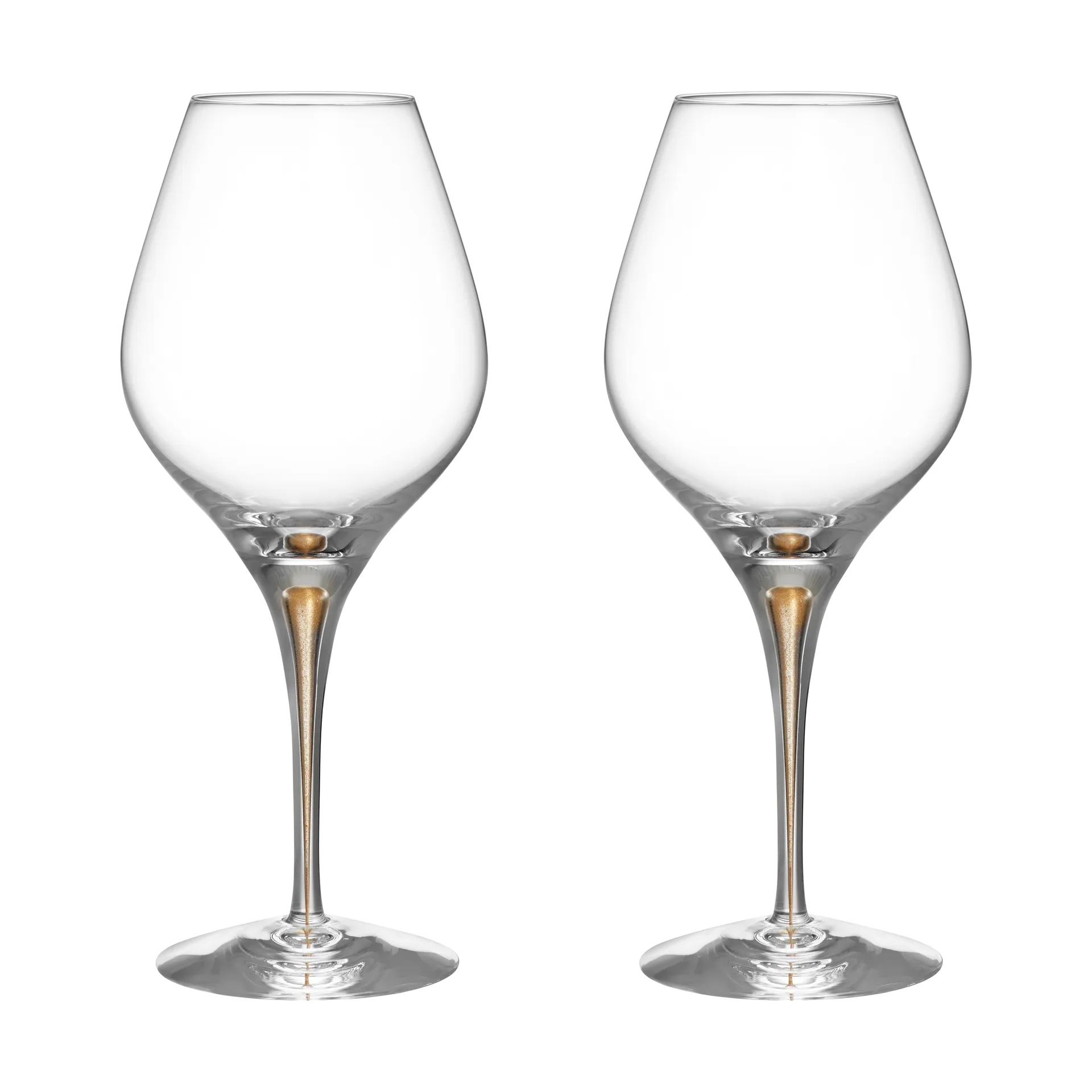 Intermezzo Aroma verres à vin 62 cl lot de 2, Or Orrefors