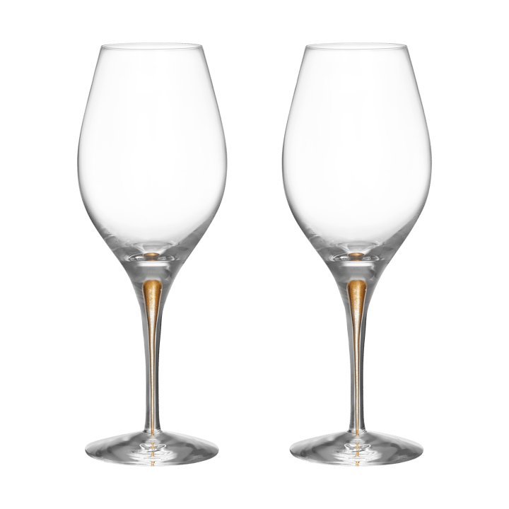Intermezzo Balance verres à vin 44 cl lot de 2 - Or - Orrefors