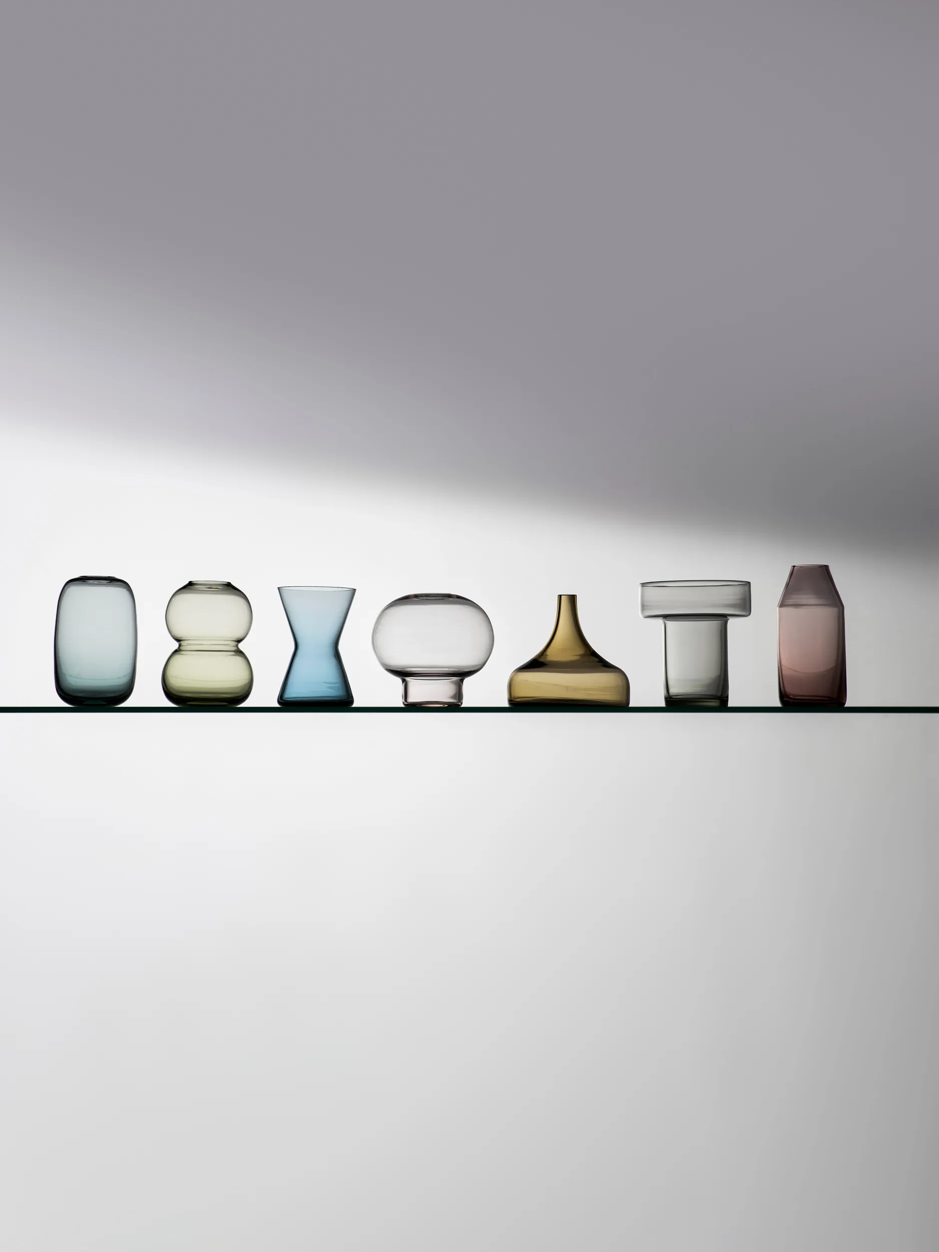 Midsummer mini vase Wood Cranesbill, 100 mm Orrefors