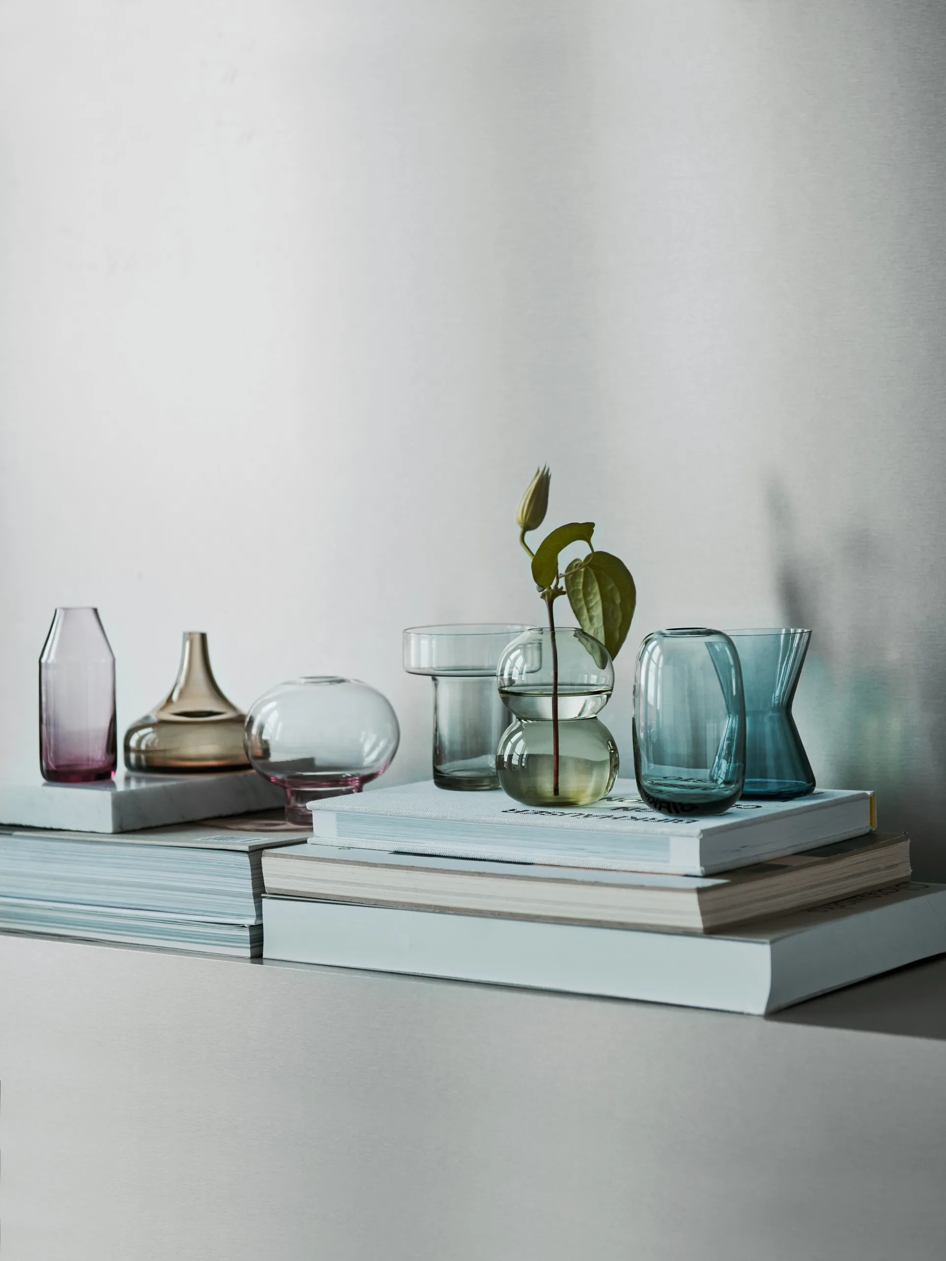 Midsummer mini vase Wood Cranesbill, 100 mm Orrefors