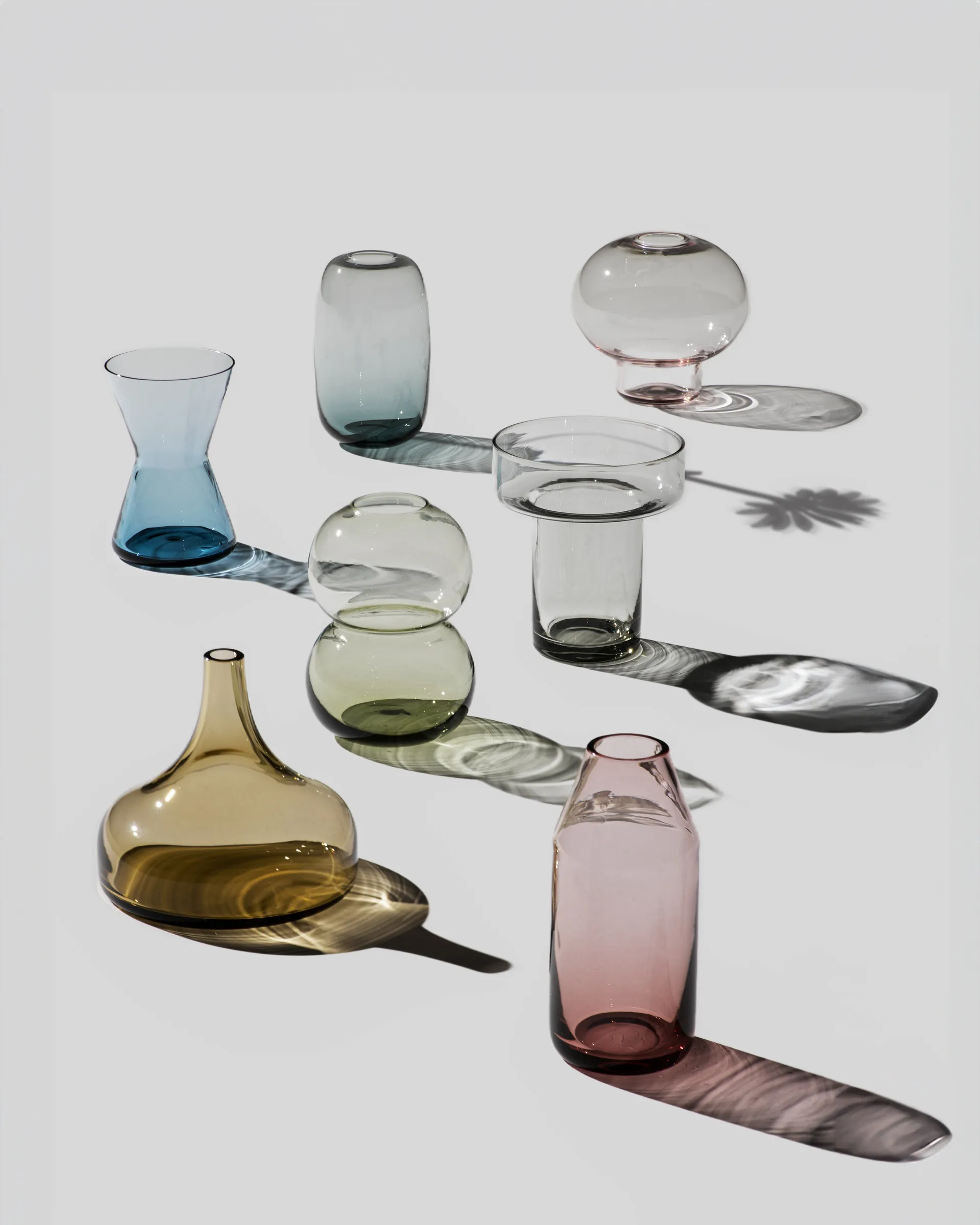 Midsummer mini vases 7 pièces, Multi Orrefors