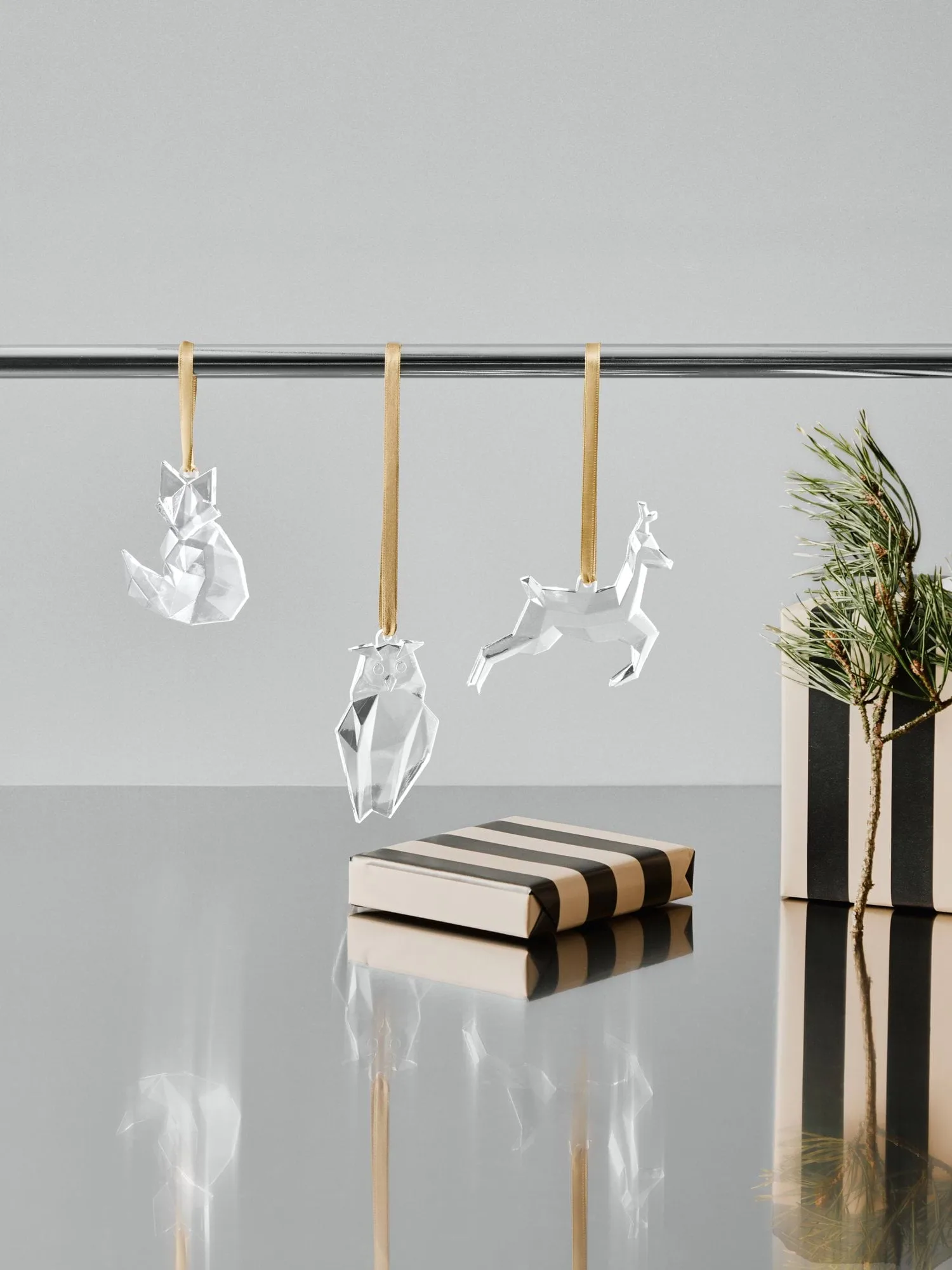 Ornements de fête, Renard Orrefors