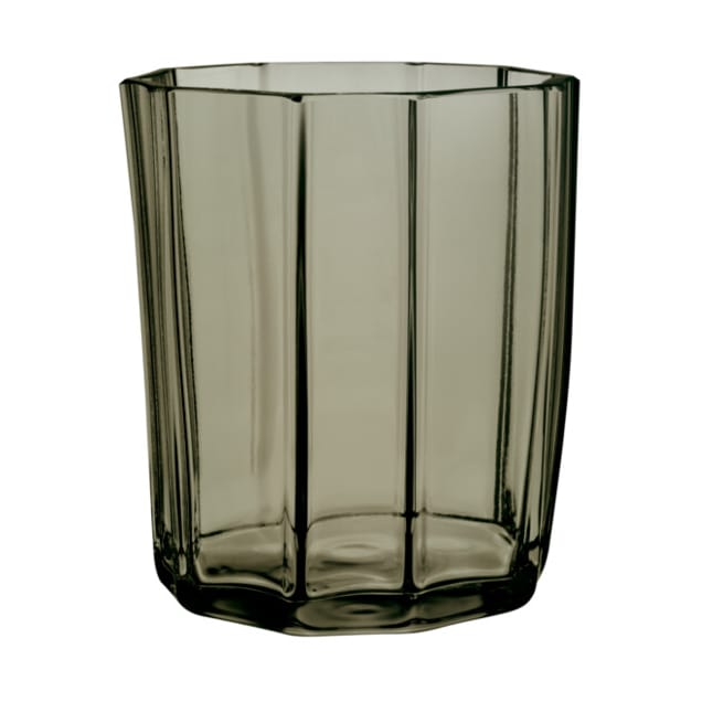 Photophore Reed 8,5cm - Vert mousse - Orrefors