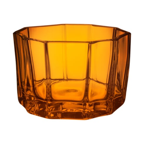 Photophore Reed porte 4,5cm - Ambre - Orrefors