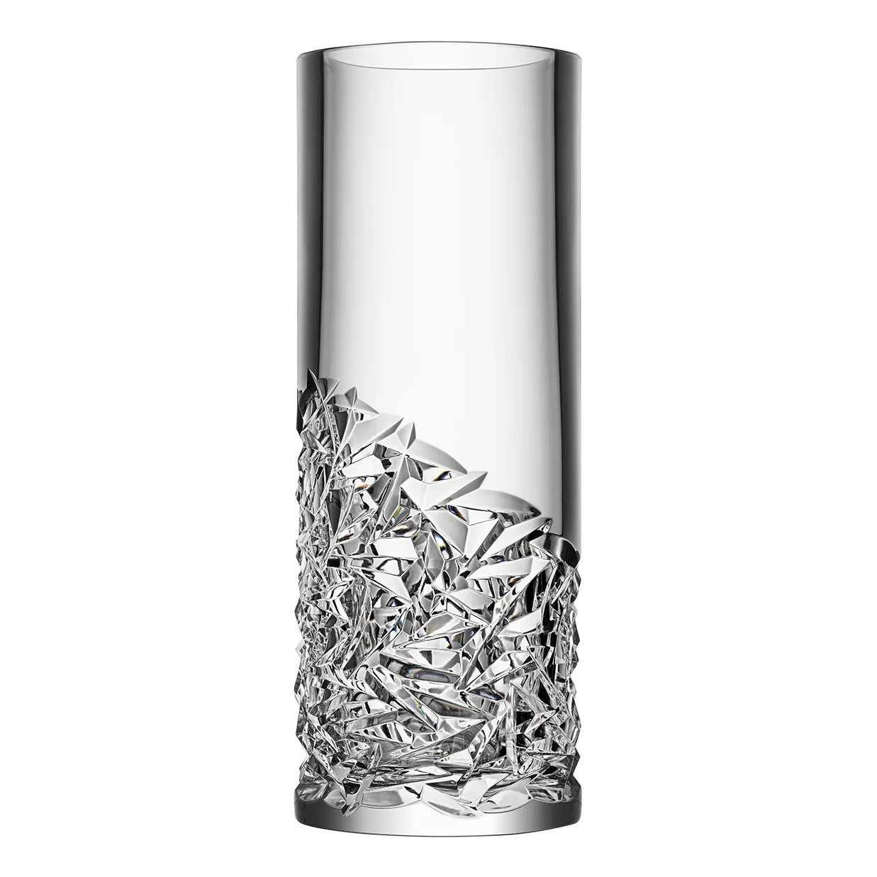 Vase Carat 37 cm, Low cut Orrefors