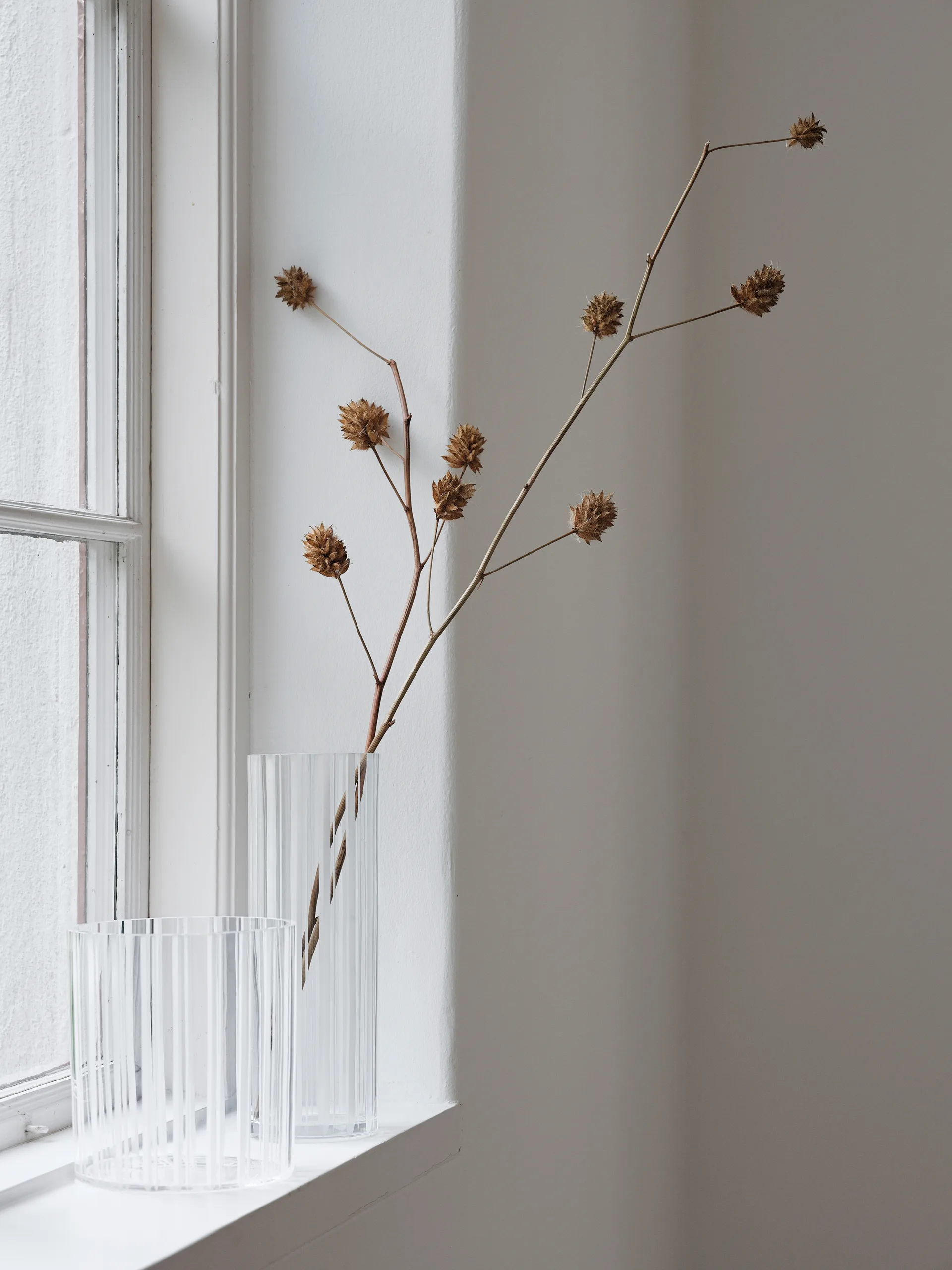 Vase Cut in number 33 cm, Rayures Orrefors