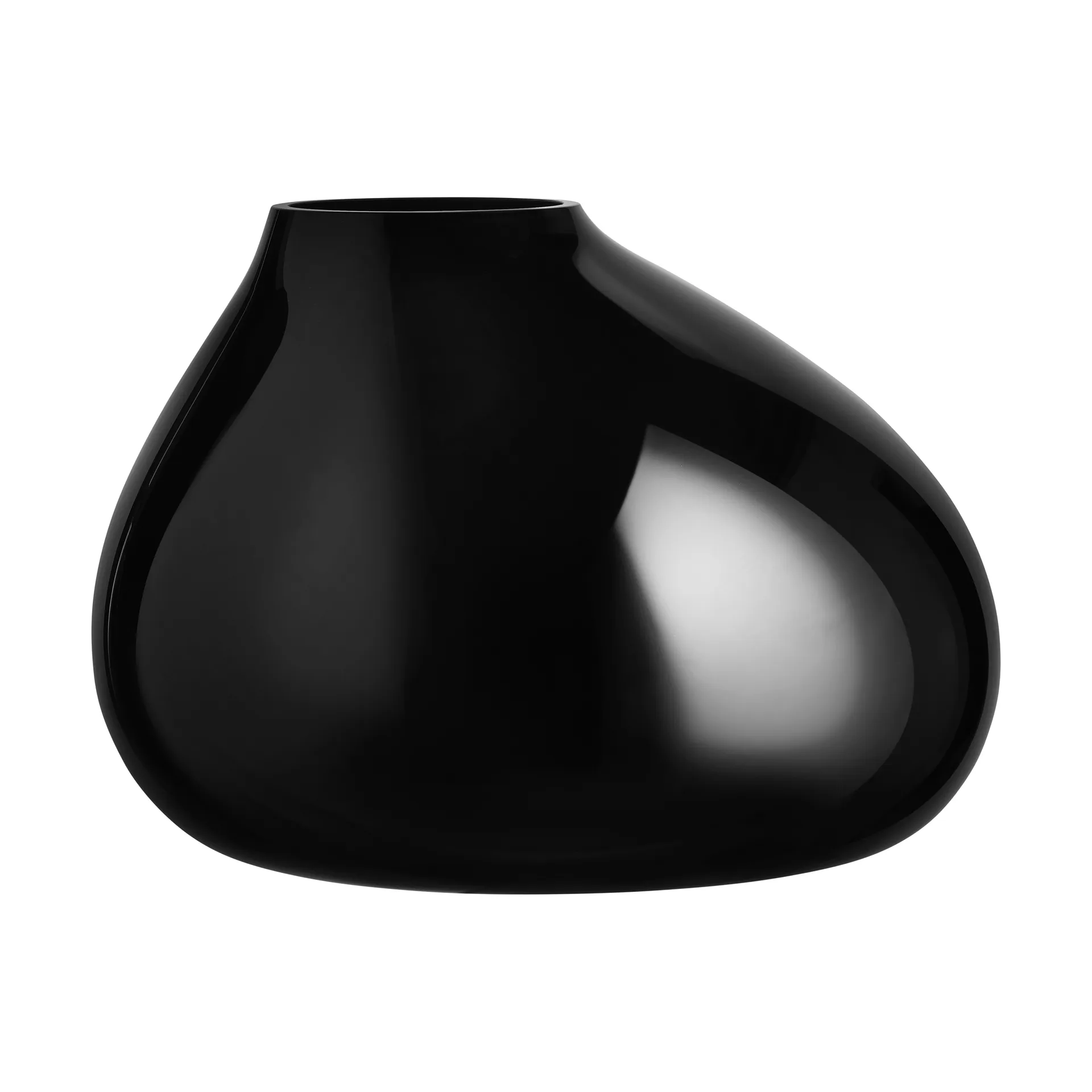 Vase Ebon 240 mm, Noir Orrefors