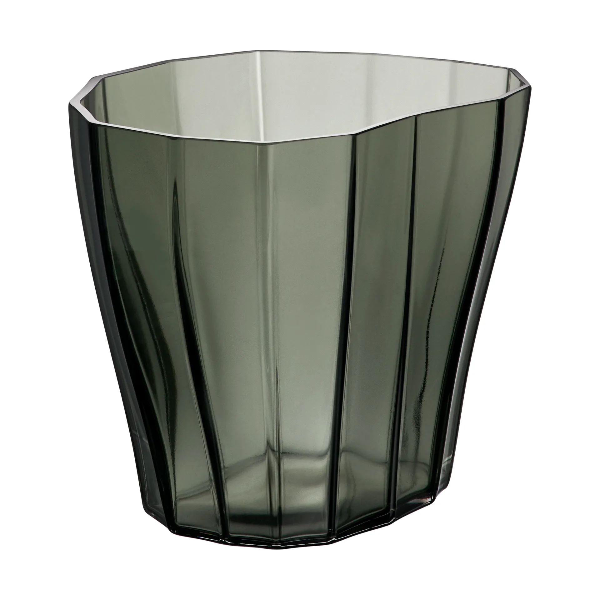 Vase Reed 17,5 cm, Vert mousse Orrefors