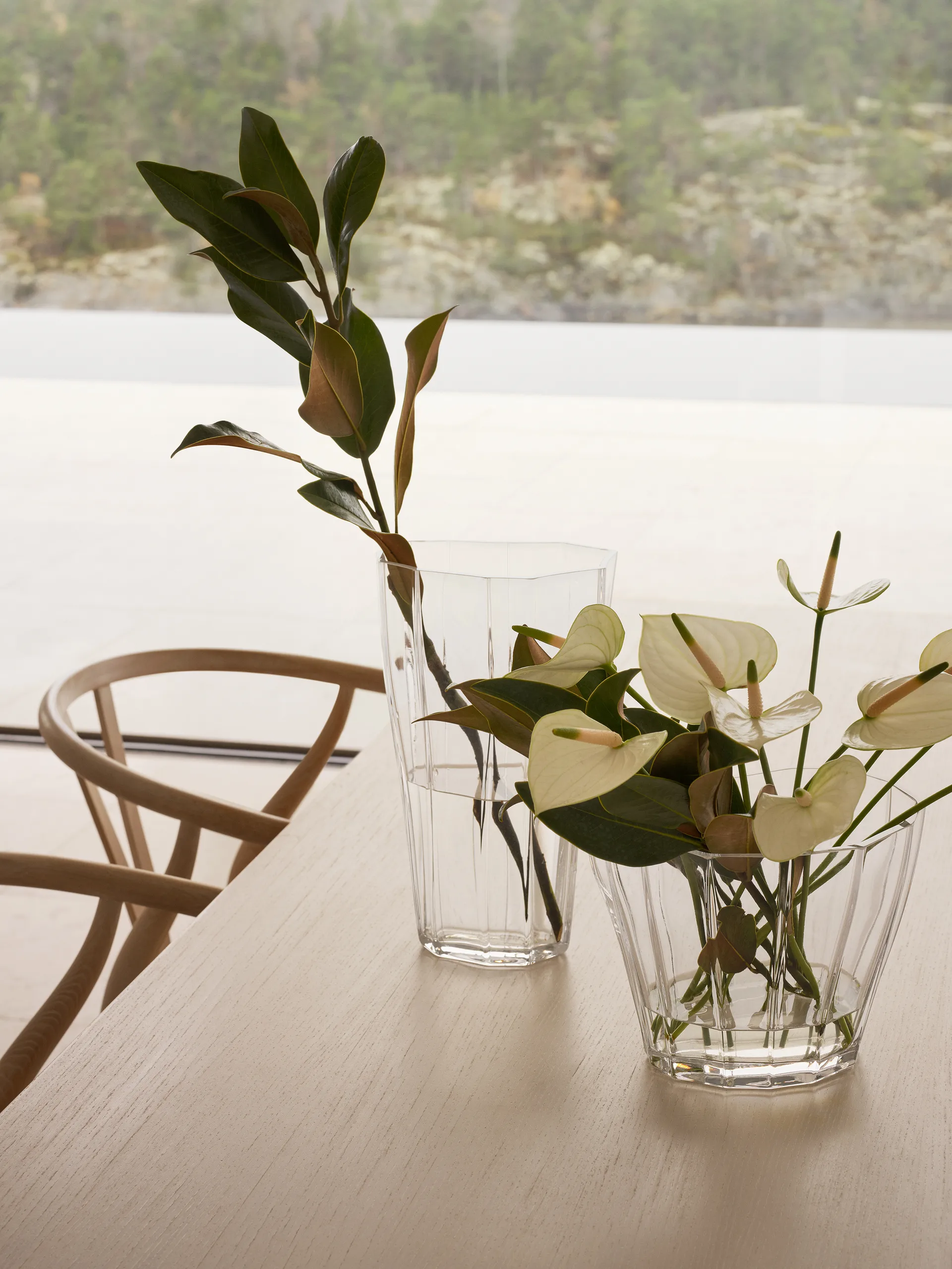 Vase Reed 30 cm, Transparent Orrefors