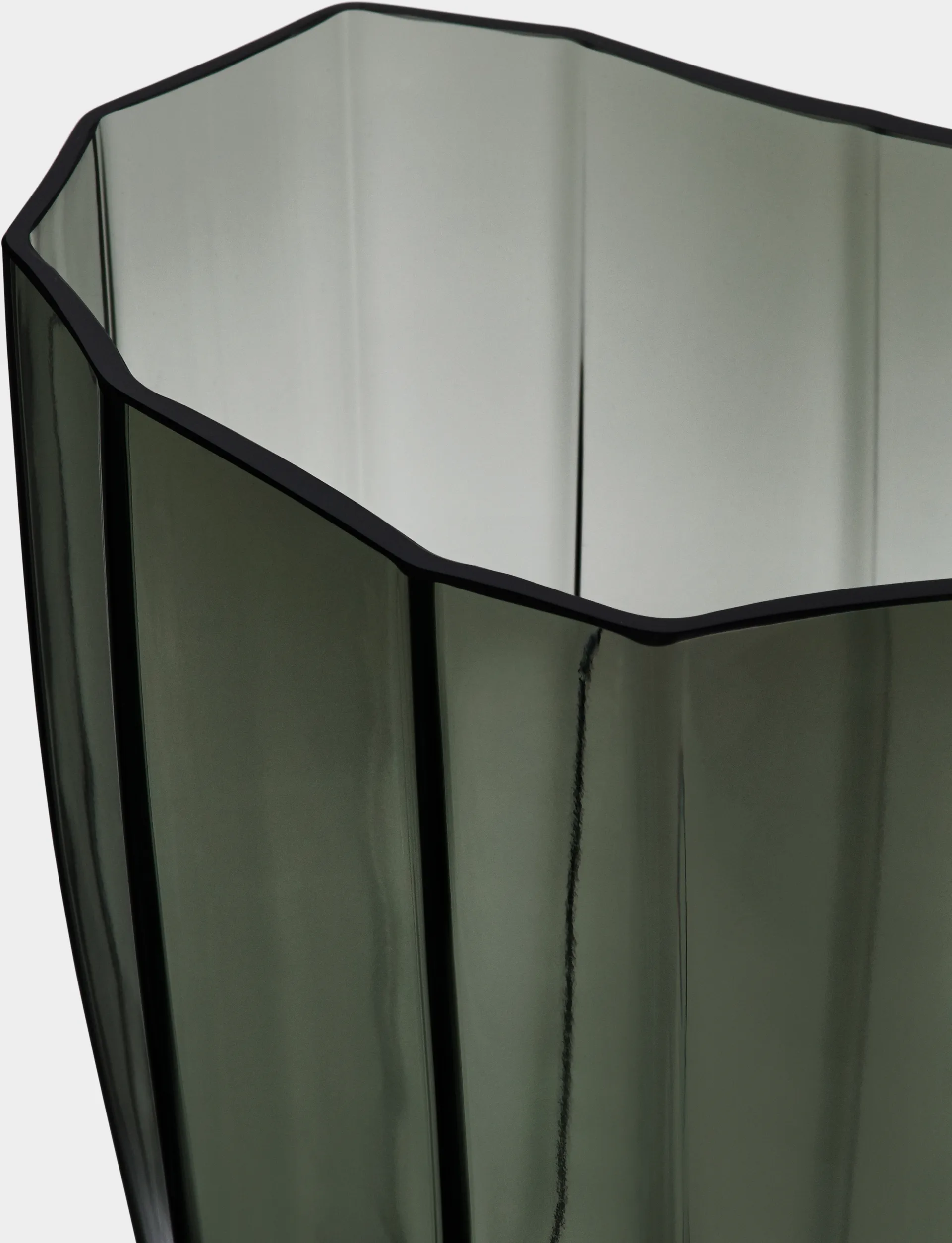 Vase Reed 30 cm, Vert mousse Orrefors