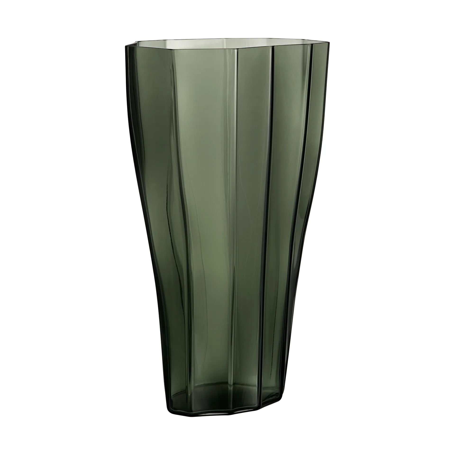 Vase Reed 50 cm, Vert mousse Orrefors