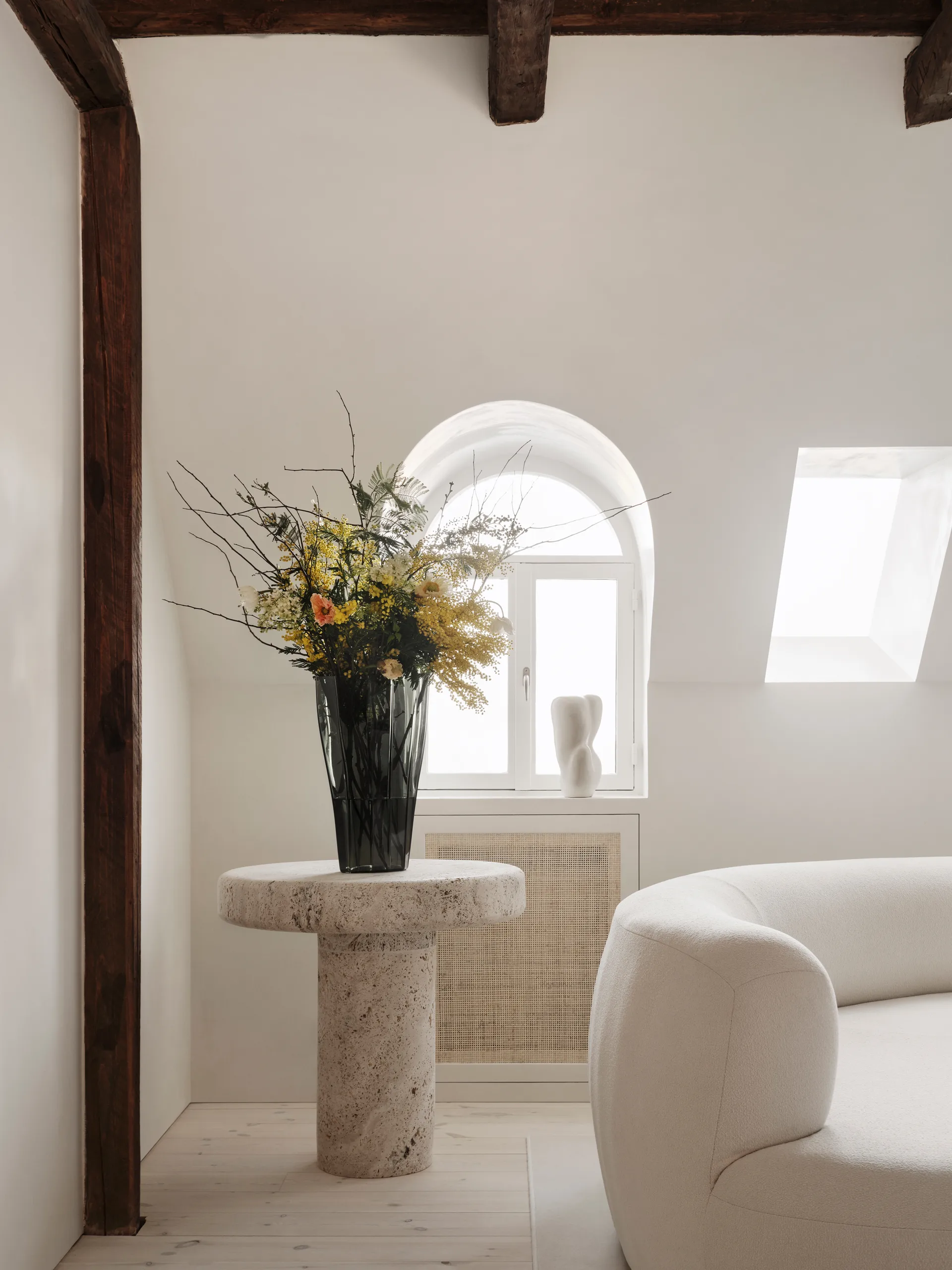 Vase Reed 50 cm, Vert mousse Orrefors