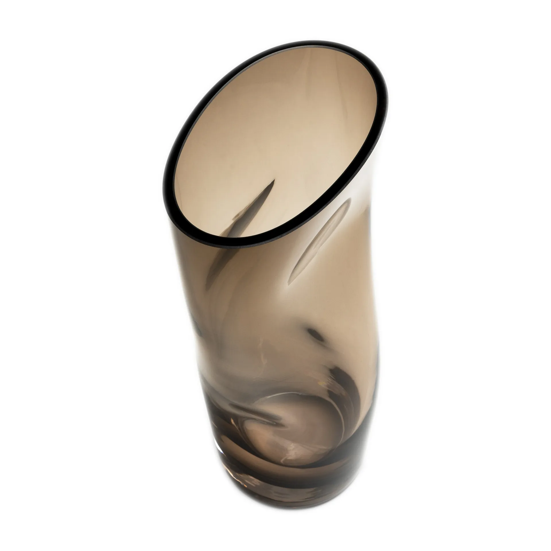 Vase Squeeze 23 cm, Marron Orrefors