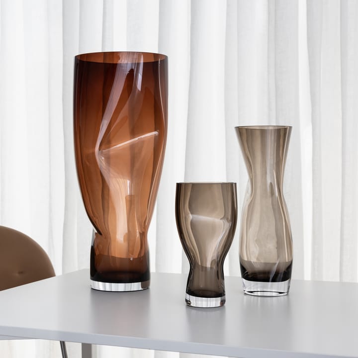 Vase Squeeze  - Sunset brown - Orrefors