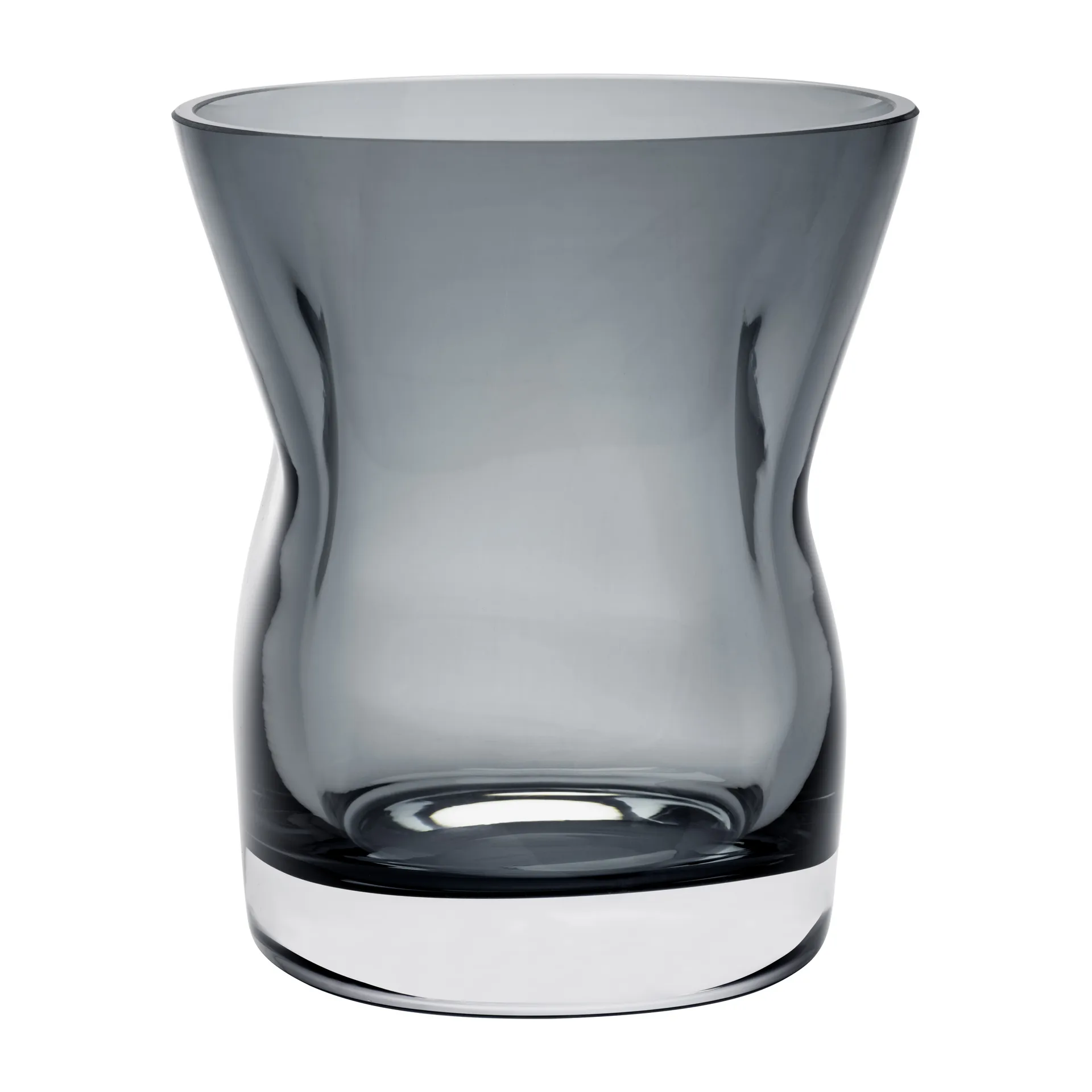 Vase tulipe Squeeze 18 cm, Bleu Orrefors
