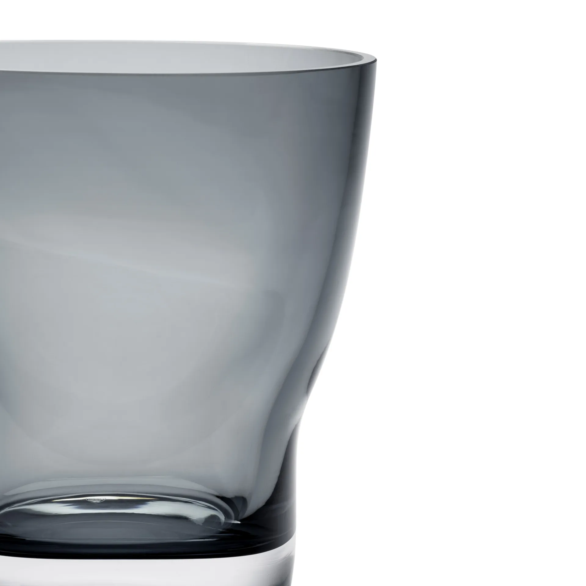 Vase tulipe Squeeze 18 cm, Bleu Orrefors