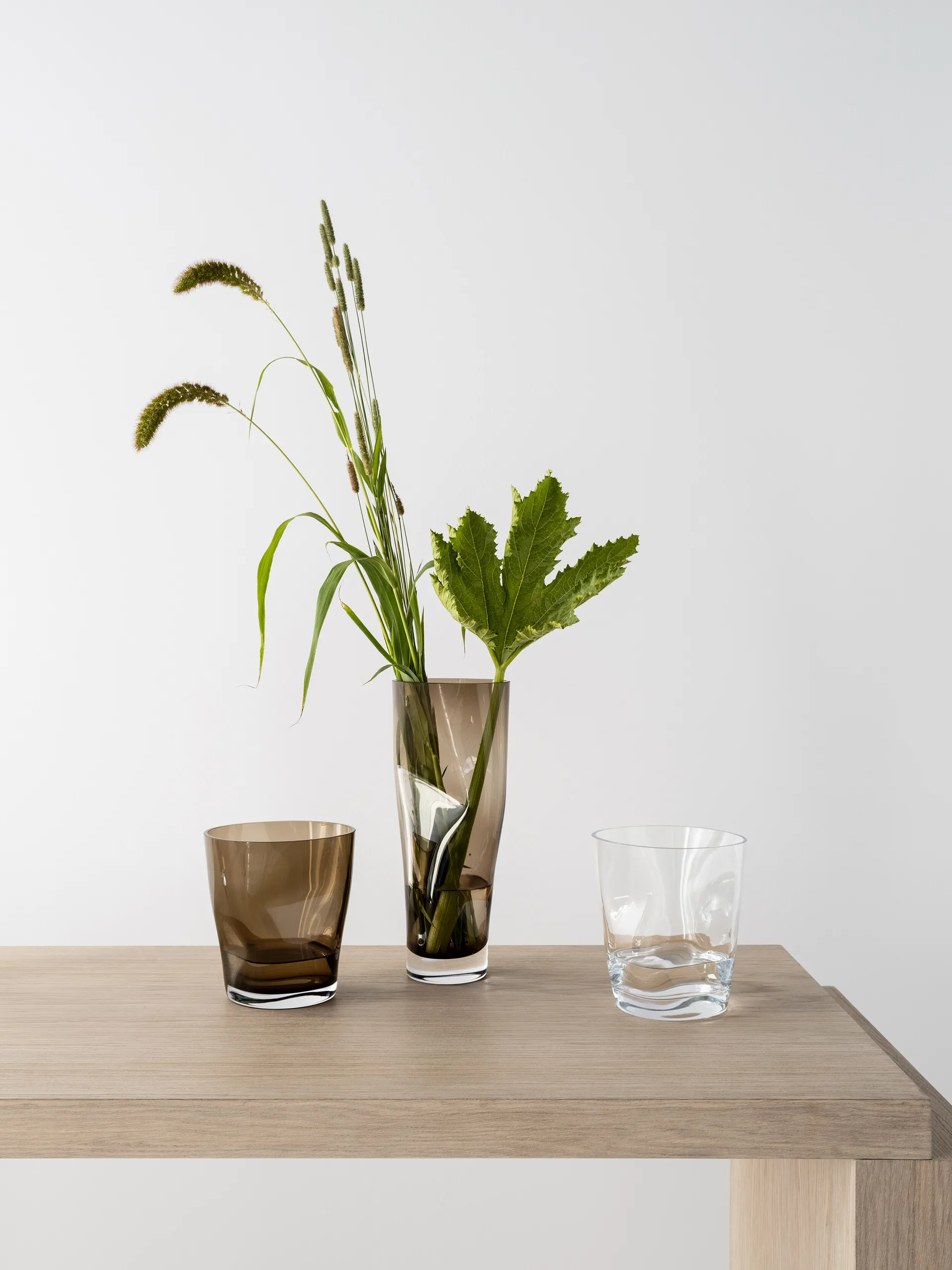 Vase tulipe Squeeze 18 cm, Transparent Orrefors