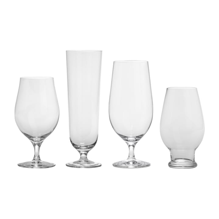 Verre à bière Beer tasting kit, 4 pièces - Transparent - Orrefors