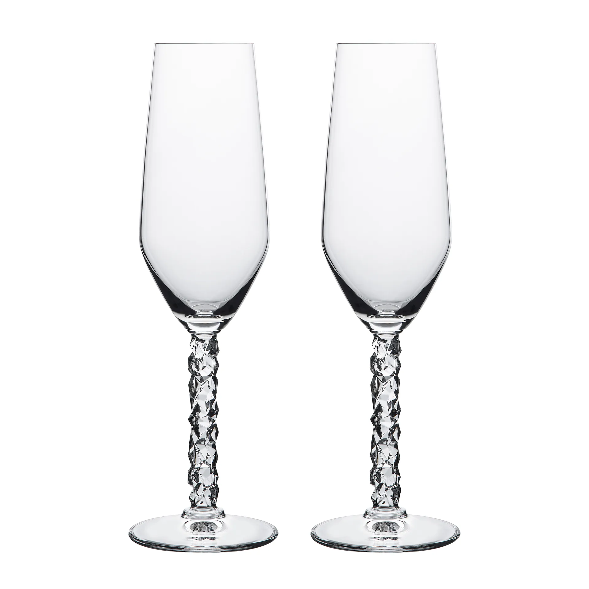 Verre à champagne Carat 24 cl Lot de 2, Transparent Orrefors