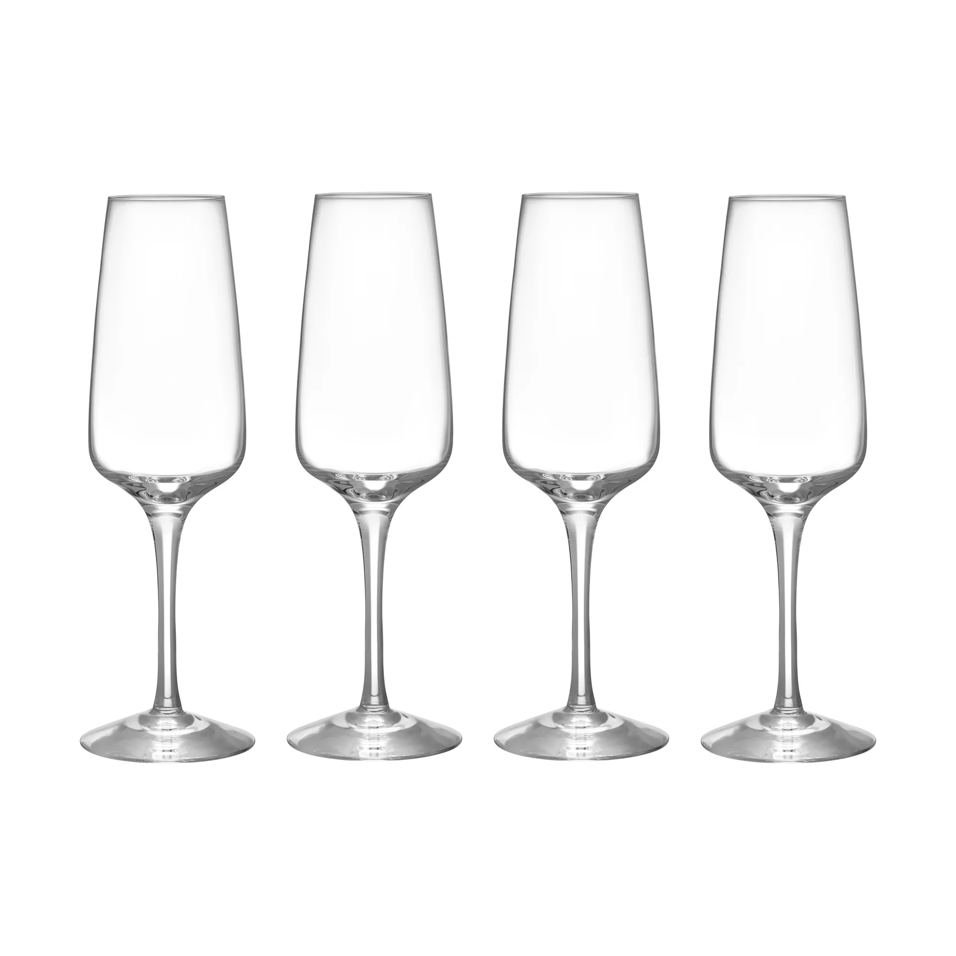 Verre à champagne Pulse 28 cl Lot de 4, Transparent Orrefors