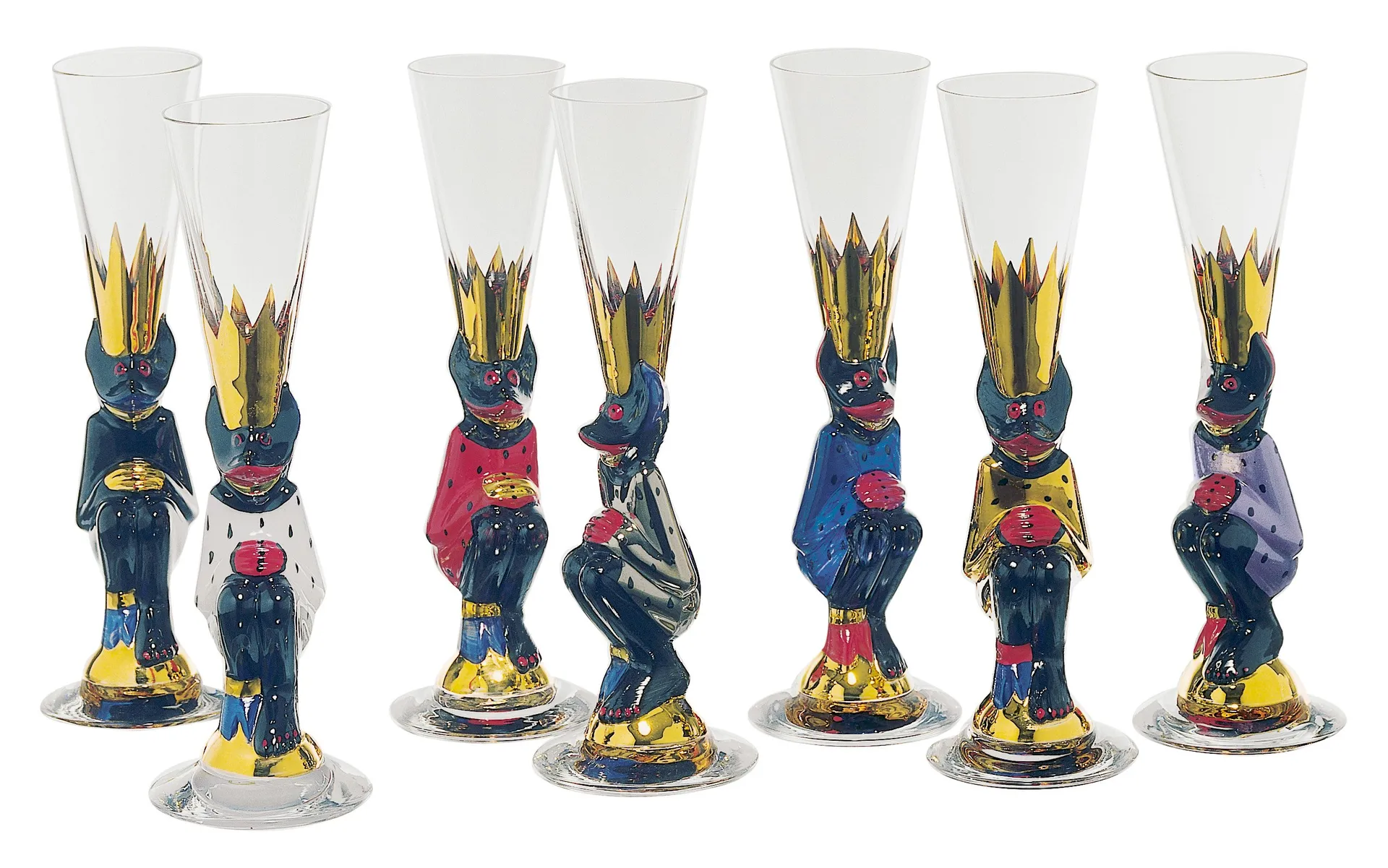 Verre à liqueur Nobel 4 cl, bleu Orrefors