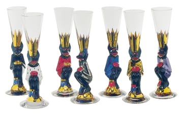 Verre à liqueur Nobel - rouge - Orrefors