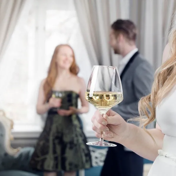 Verre à vin Pulse lot de 4, lot de 4 - 46 cl Orrefors