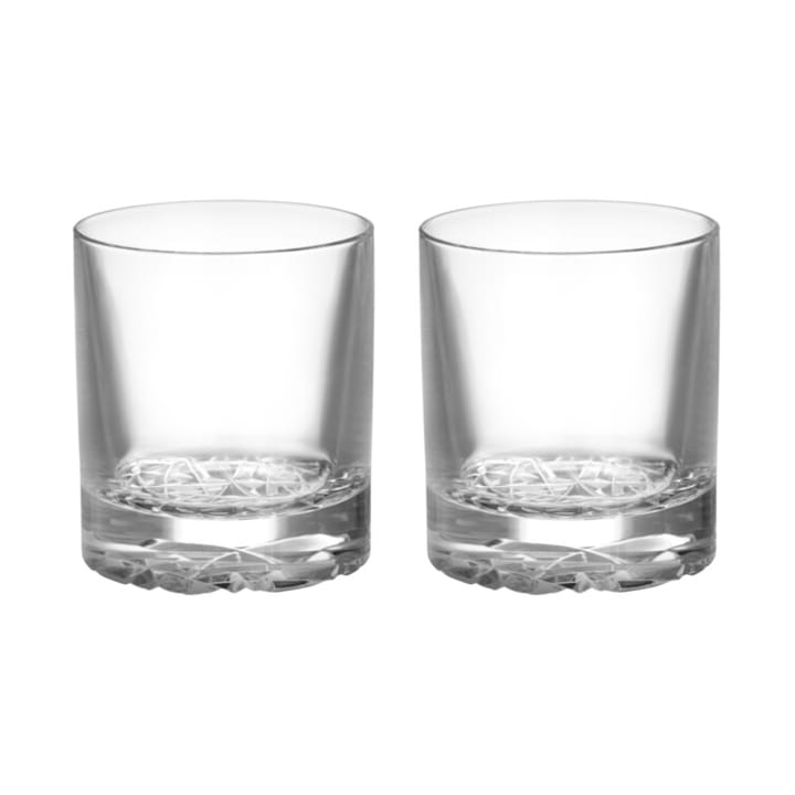 Verre Carat old fashioned 21 cl, lot de 2 - Transparent - Orrefors