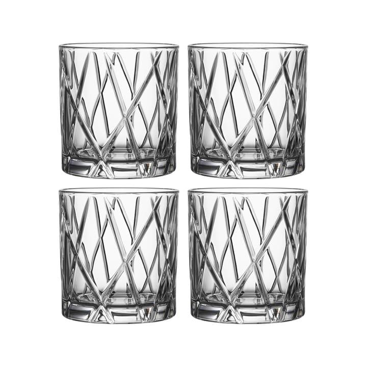 Verre City Double Old Fashioned lot de 4 - 34 cl - Orrefors