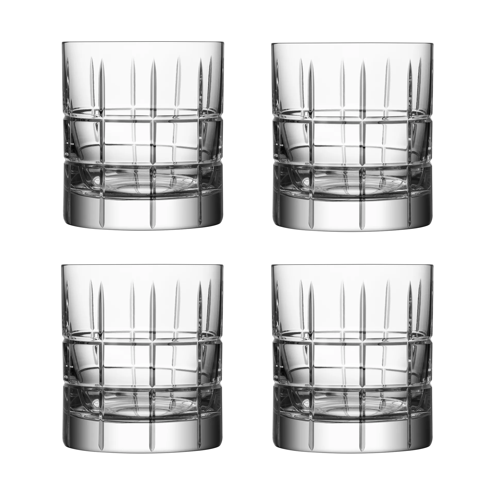 Verre old fashioned Street 27 cl, lot de 4, Transparent Orrefors