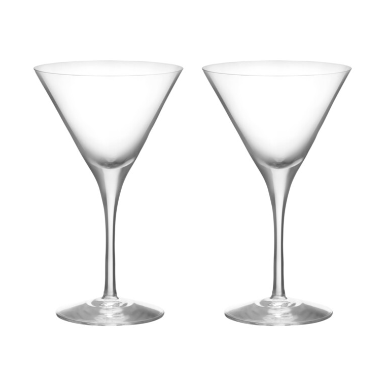 orrefors verres à martini more 19 cl lot de 2 transparent