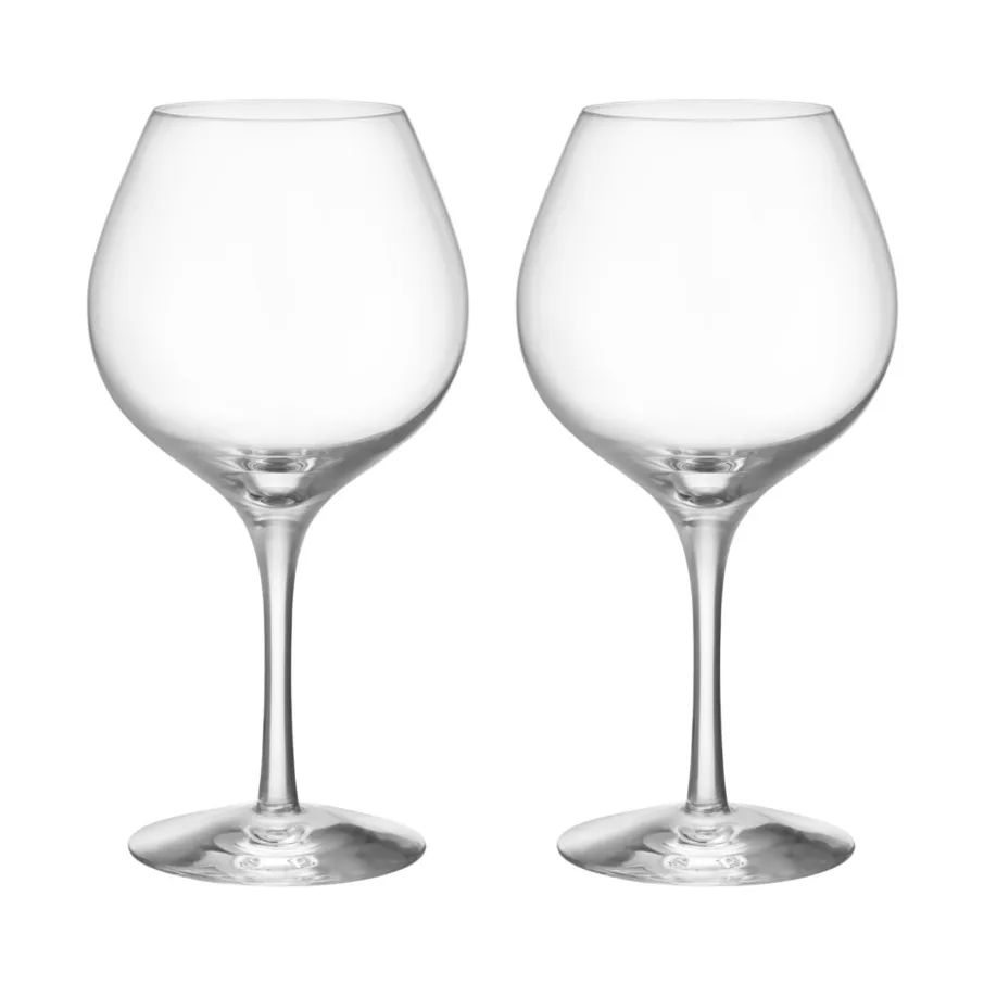 Verres à vin More Pinot 60 cl, lot de 2, Transparent Orrefors