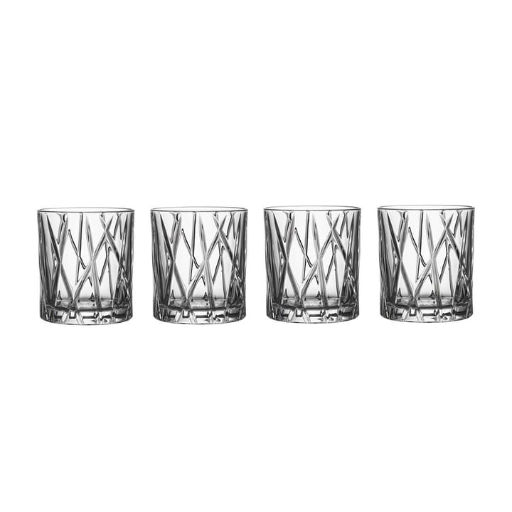 Verres City Old Fashioned, lot de 4 - 24,5 cl - Orrefors