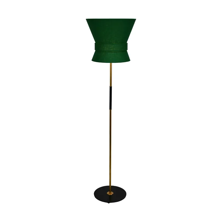 Lampadaire Bow - Laiton brut-emerald green, grand 159 cm - Örsjö Belysning