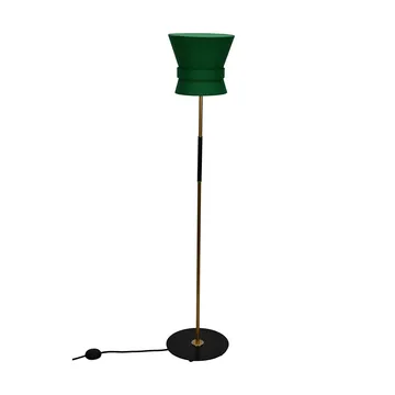 Lampadaire Bow - Laiton brut-emerald green, petit 147 cm - Örsjö Belysning
