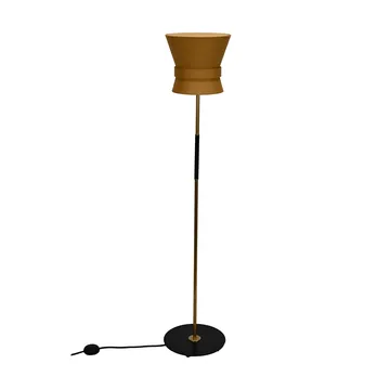 Lampadaire Bow - Laiton brut-yellow ochre, small 147 cm - Örsjö Belysning
