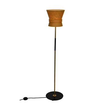 Lampadaire Bow - Laiton brut-yellow ochre, small 147 cm - Örsjö Belysning