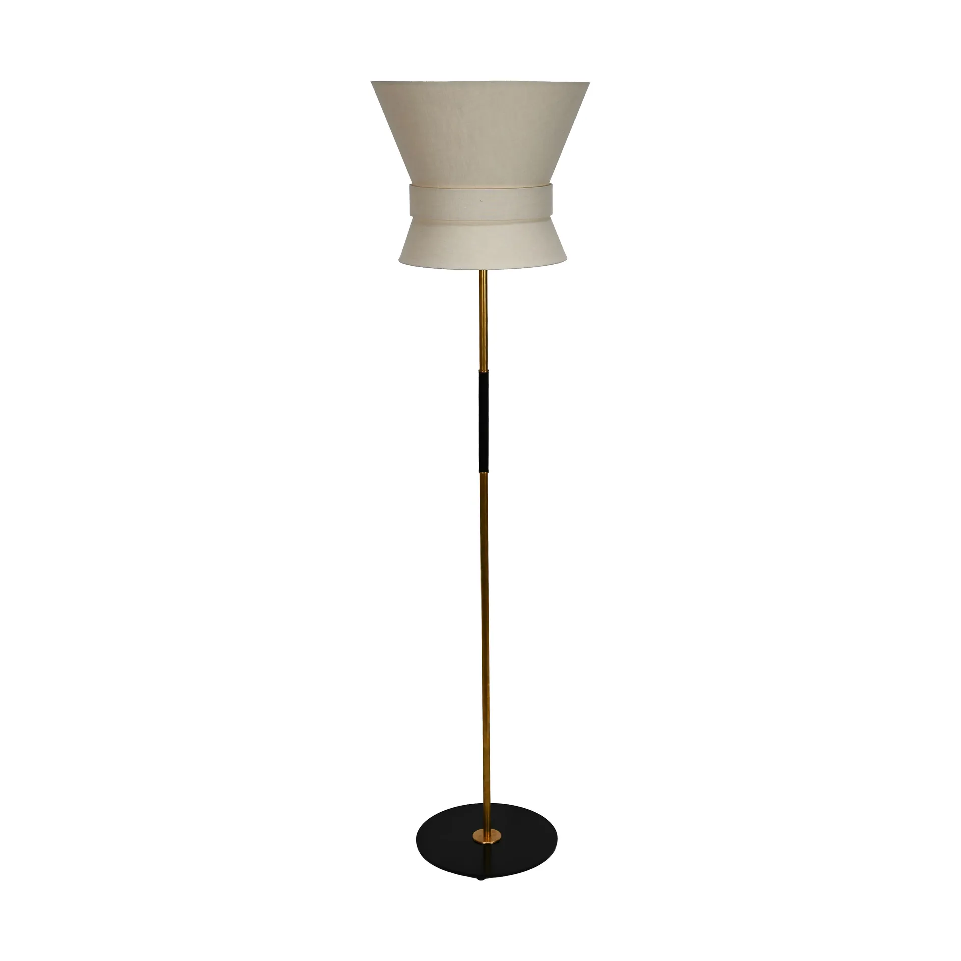 Lampadaire Bow, Noir-cream white, grand 159 cm Örsjö Belysning