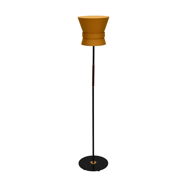 Lampadaire Bow - Noir-yellow ochre, small 147 cm - Örsjö Belysning