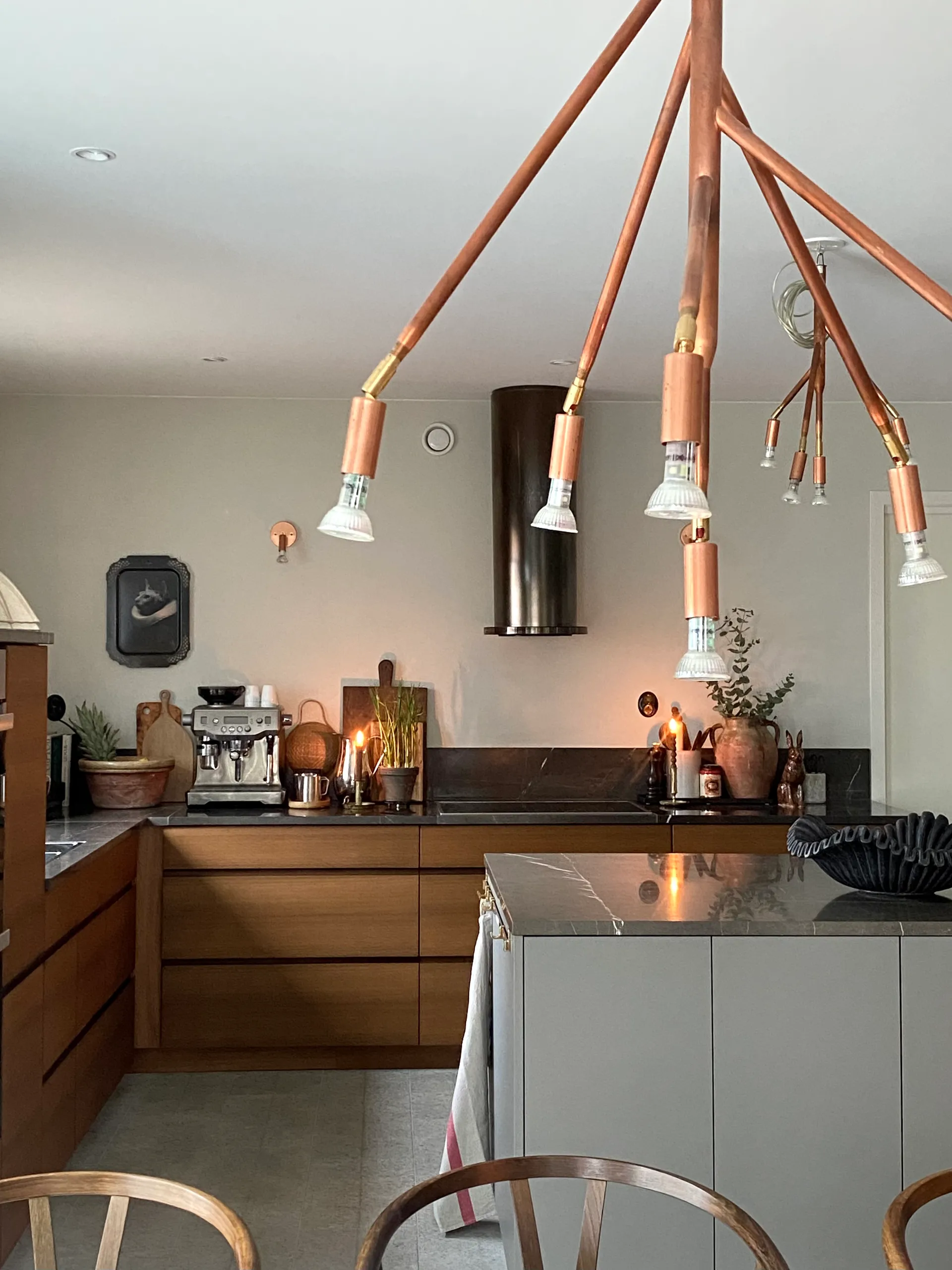 Lampe à suspension Kvist grand, blanc Örsjö Belysning