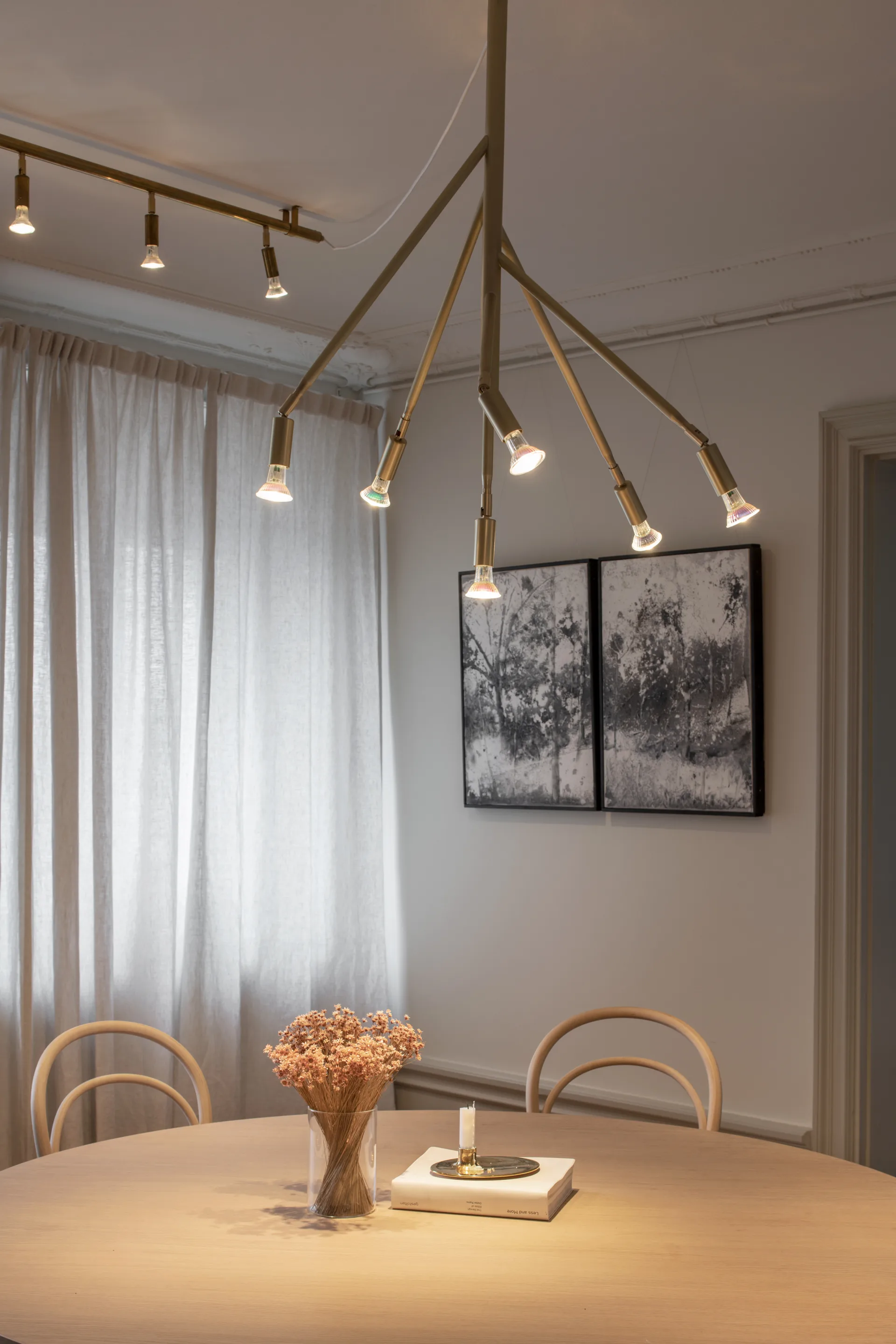 Lampe à suspension Kvist grand, blanc Örsjö Belysning