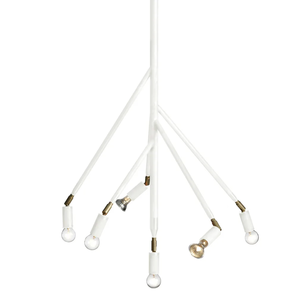 Lampe à suspension Kvist grand, blanc Örsjö Belysning